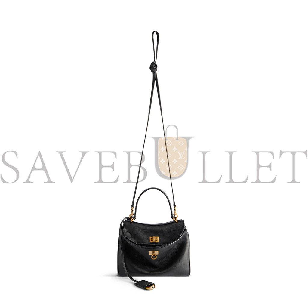 Ba*len*cia*ga rodeo mini tote gold hardware (22.8*9.9*8.3cm)